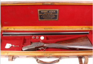 12 bore Henry Atkin over and under sidelock ejector circa 1925