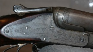 Antique Sneider 8 gauge double barrel sxs shotgun