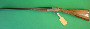 12g James Woodward & Son SxS Shotgun with a  Purdey-patent thumbhole underlver