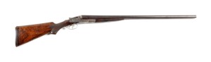 12 gauge Lefever Arms Co Double Barrel SxS Shotgun