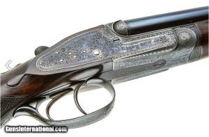 JOHN RIGBY BEST PRE WAR SXS DOUBLE RIFLE 22 HI POWER