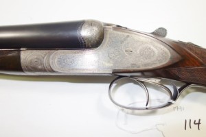 N. Guyot, Paris, 12 gauge, double barrel, SxS, sideplated boxlock shotgun