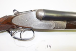 N. Guyot, Paris, 12 gauge, double barrel, SxS, sideplated boxlock shotgun