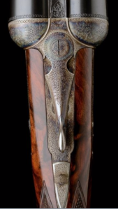 HARTMANN & WEISS: AN EXCEPTIONAL 12-BORE GULLERT-ENGRAVED BOSS-TYPE SINGLE-TRIGGER ROUNDED BAR SELF-OPENING SIDELOCK EJECTOR, serial no. 2403