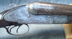 8 gauge Sneider Baltimore SxS Hammerless Shotgun