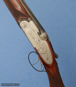 BERETTA - Abercrombie & Fitch - SO3 - 28-1/8 Bbls - M / F - Double Triggers - Hand Built Sidelock Gun