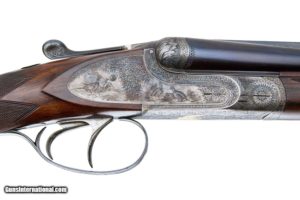 FRANCOTTE ABERCROMBIE & FITCH EAGLE GRADE SXS DOUBLE RIFLE .22 WRF