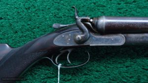 CASED ALEXANDER HENRY DOUBLE BARREL 12 GAUGE SHOTGUN