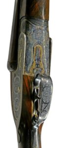 LOT 1045, POULIN AUCTIONS SPRING 2019 SALE: MAGNIFICENT HOLLOWAY & NAUGHTON BEST CASED TWO BARREL SET SIDELOCK SXS SHOTGUN: