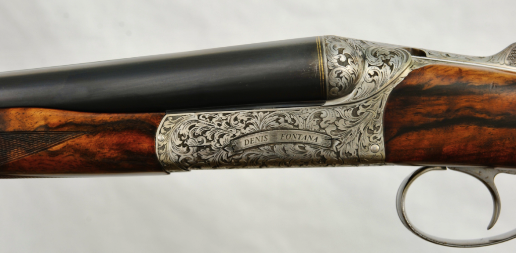 DENIS FONTANA / ARMI ART OF ITALY - 20 GAUGE - A MAGNIFICENT GAME GUN - HIGHLY ENGRAVED - SIDE-BY-SIDE